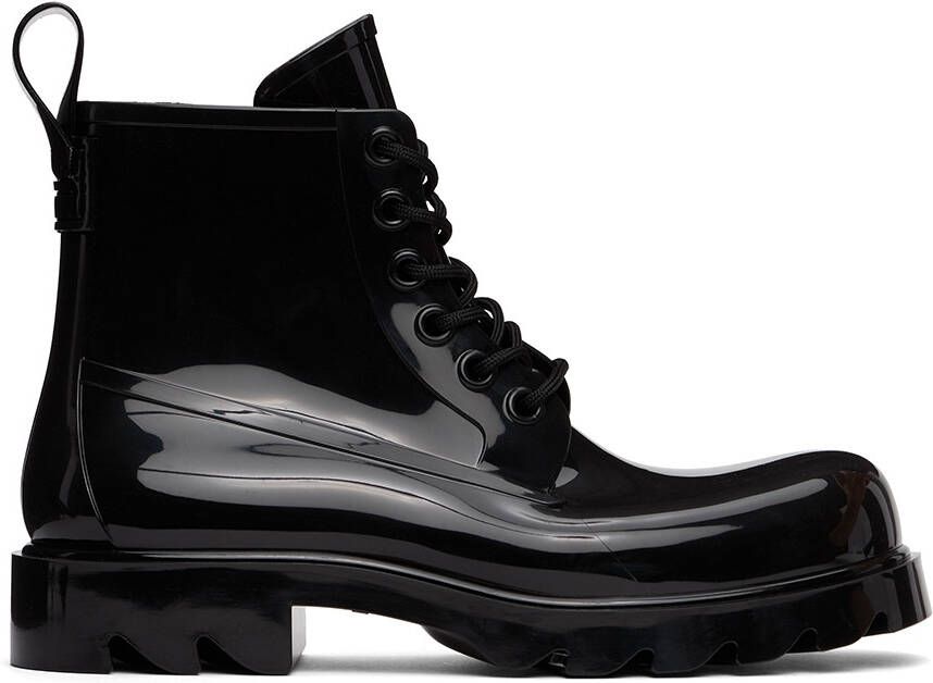 Bottega Veneta Black Stride Ankle Boots