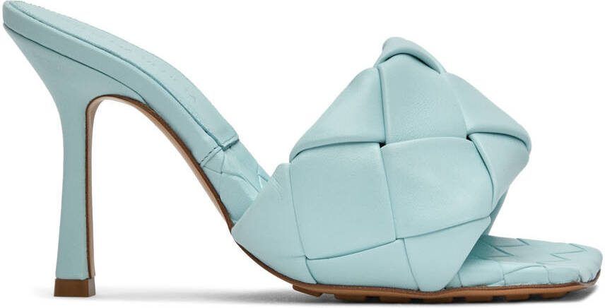 Bottega Veneta Blue Lido Sandals - Picture 5
