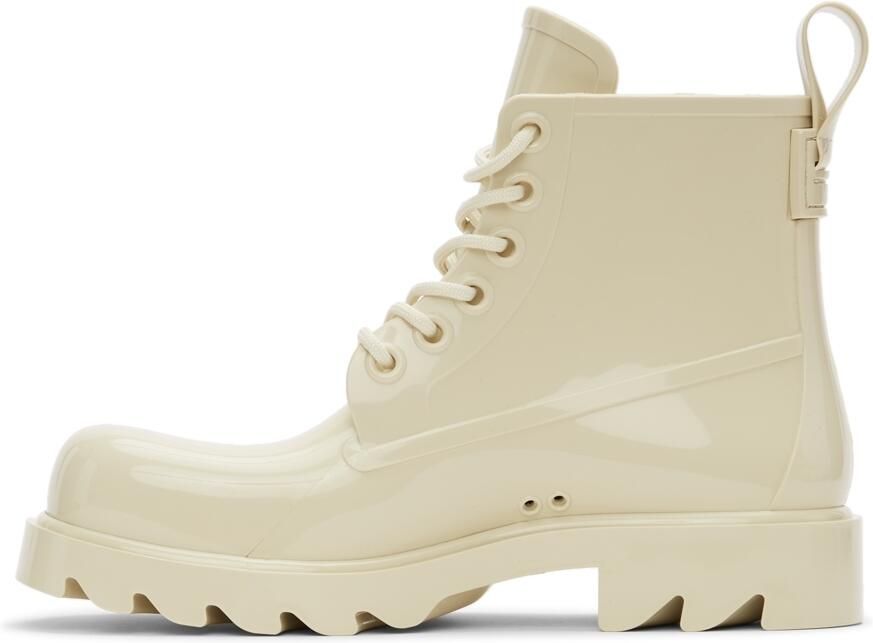 Bottega Veneta Beige Stride Ankle Boots - Picture 3