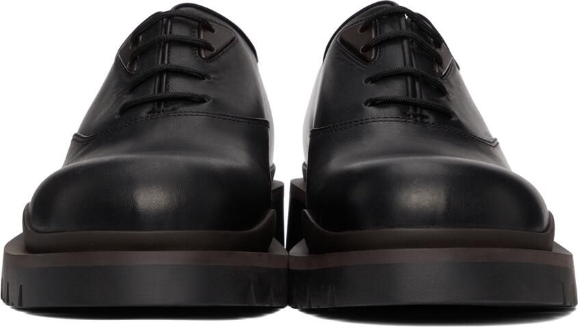Bottega Veneta Black  Brown Tire Derbys - Picture 3