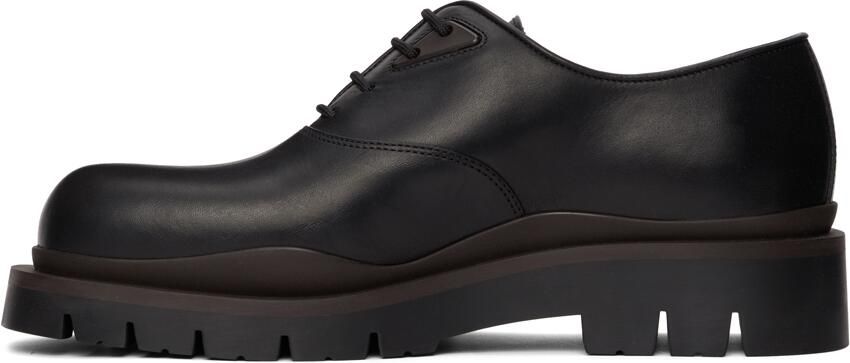 Bottega Veneta Black  Brown Tire Derbys - Picture 4
