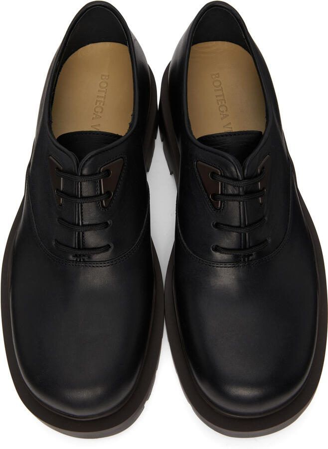 Bottega Veneta Black  Brown Tire Derbys
