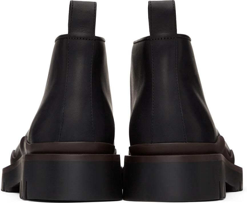 Bottega Veneta Black  Brown Tire Desert Boots