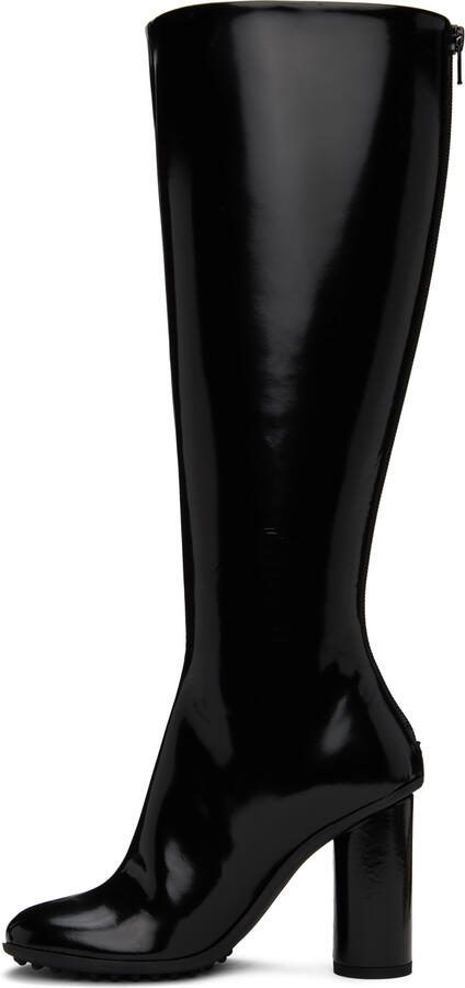 Bottega Veneta Black Atomic Tall Boots