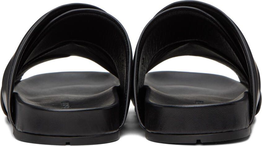 Bottega Veneta Black Bridge Mule Sandals