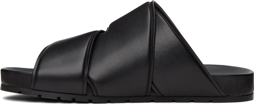 Bottega Veneta Black Bridge Mule Sandals - Picture 3