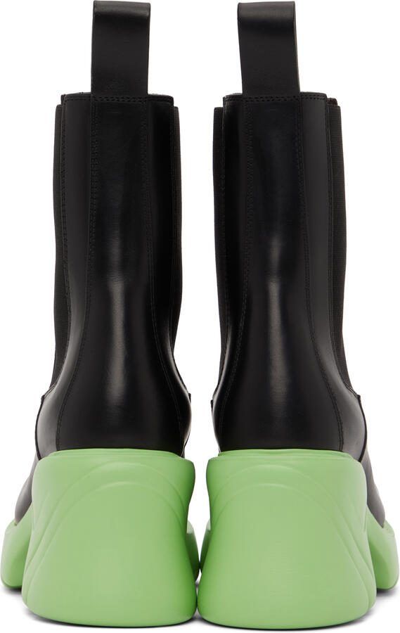 Bottega Veneta Black Flash Chelsea Boots - Picture 4