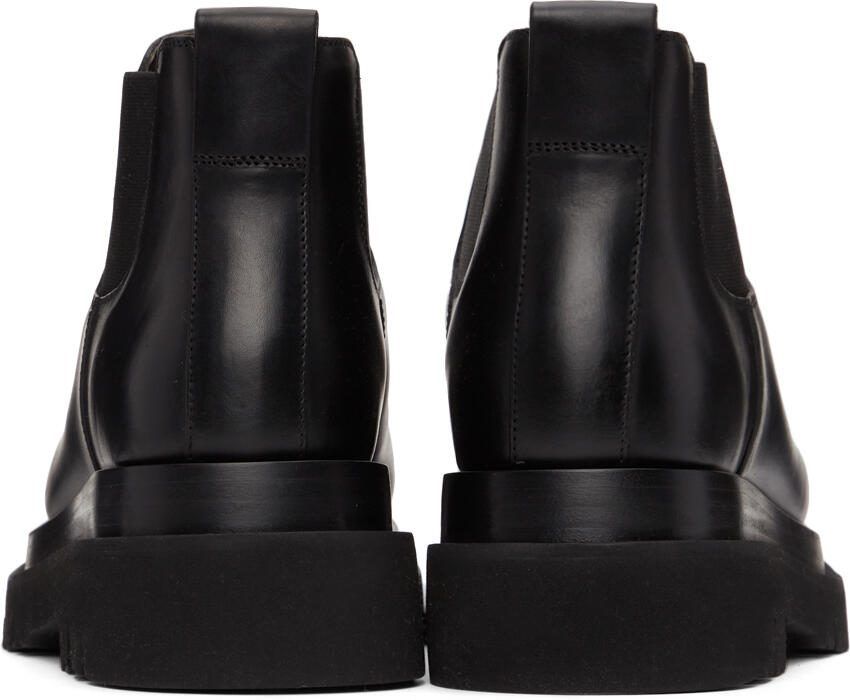 Bottega Veneta Black Lug Chelsea Boots