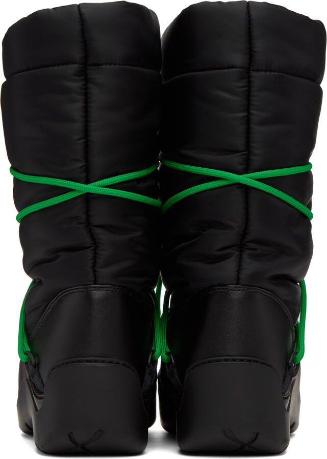 Bottega Veneta Black Puddle Bomber Boots - Picture 3