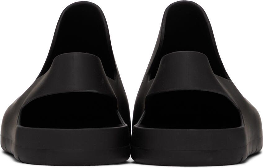 Bottega Veneta Black Rubber Puddle Loafers