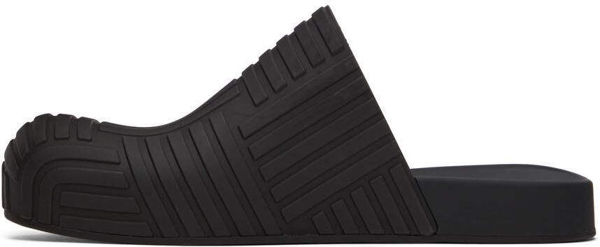 Bottega Veneta Black Slider Loafers - Picture 3