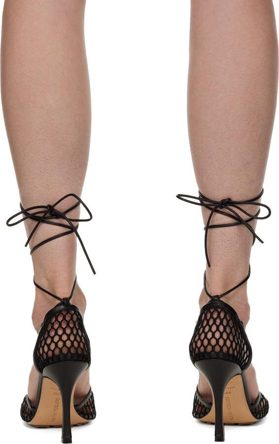 Bottega Veneta Black Stretch Heels