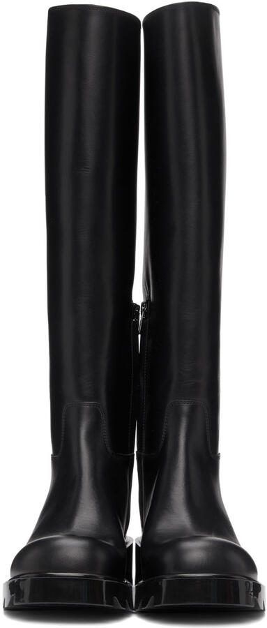 Bottega Veneta Black Strut Tall Boots - Picture 5