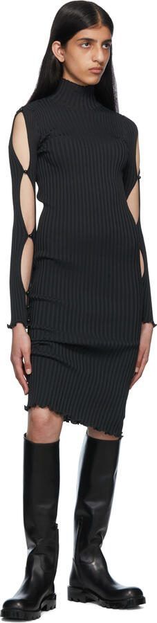 Bottega Veneta Black Strut Tall Boots - Picture 4
