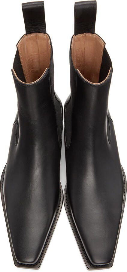 Bottega Veneta Black 'The Lean' Chelsea Boots - Picture 4