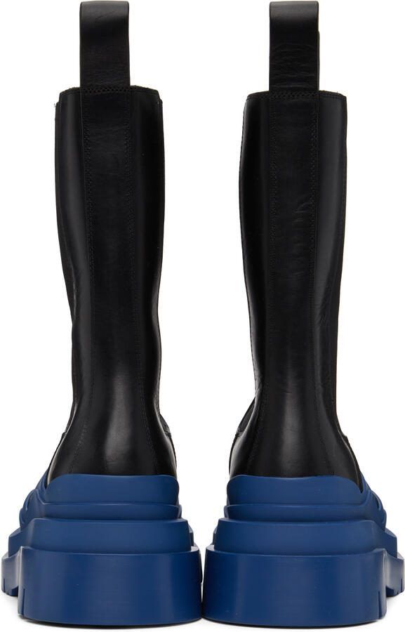 Bottega Veneta Black Tire Chelsea Boot - Picture 5