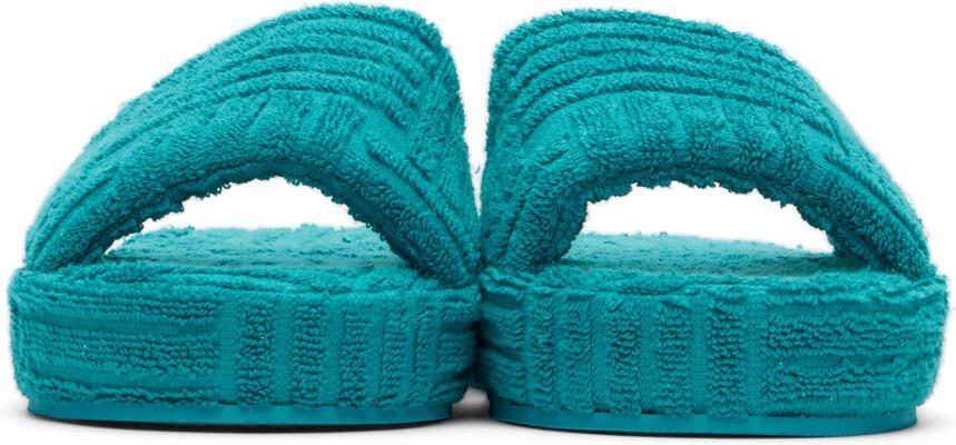 Bottega Veneta Blue Resort Slides - Picture 2