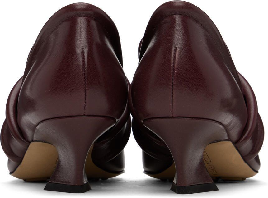 Bottega Veneta Burgundy Spada Heels - Picture 4