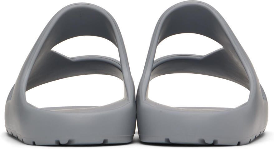 Bottega Veneta Gray Band Slides