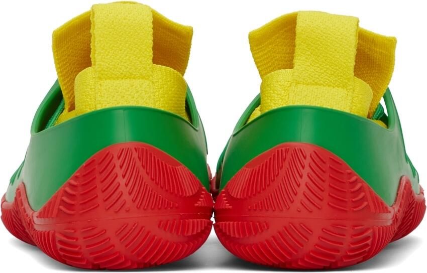 Bottega Veneta Green  Red Climber Sneakers