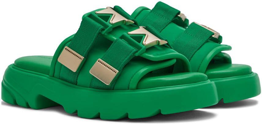 Bottega Veneta Green Flash Sandals - Picture 2