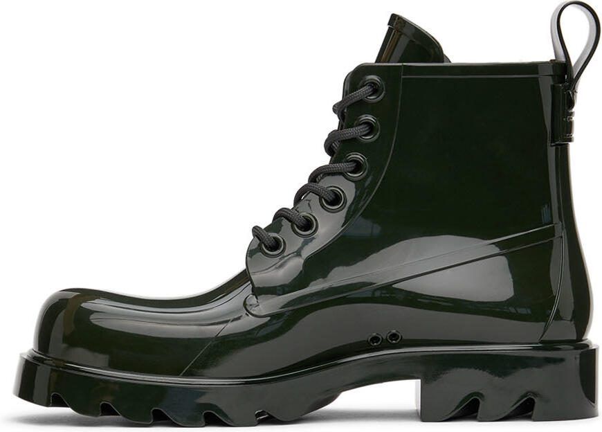 Bottega Veneta Green Stride Ankle Boots - Picture 2