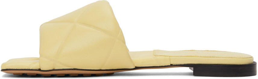 Bottega Veneta Off-White Quilted Embossed Lido Sandals - Picture 4