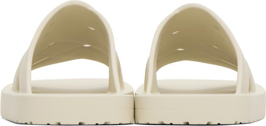 Bottega Veneta Off-White Slip-On Sandals