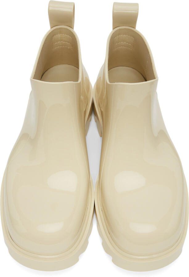 Bottega Veneta Off-White Stride Boots - Picture 2