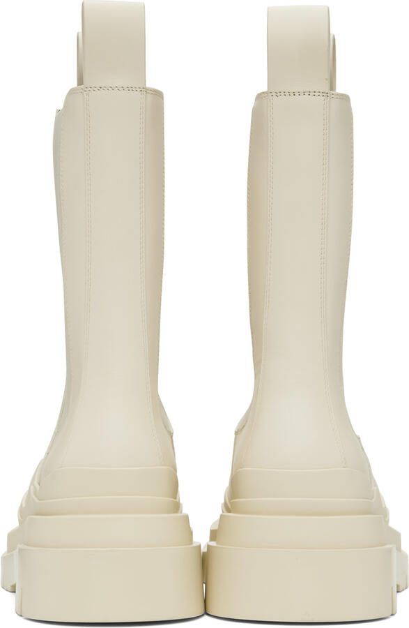 Bottega Veneta Off-White Tire Chelsea Boot - Picture 3