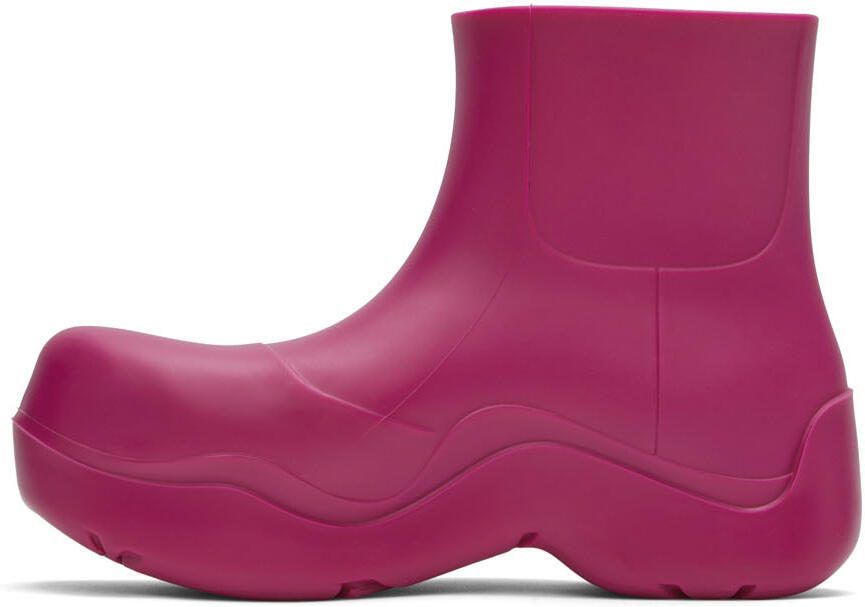 Bottega Veneta Pink Puddle Boots - Picture 2