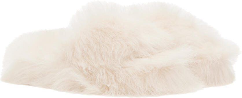 Bottega Veneta White Resort Slides - Picture 2