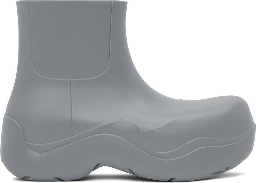 Bottega Veneta Gray Puddle Boots