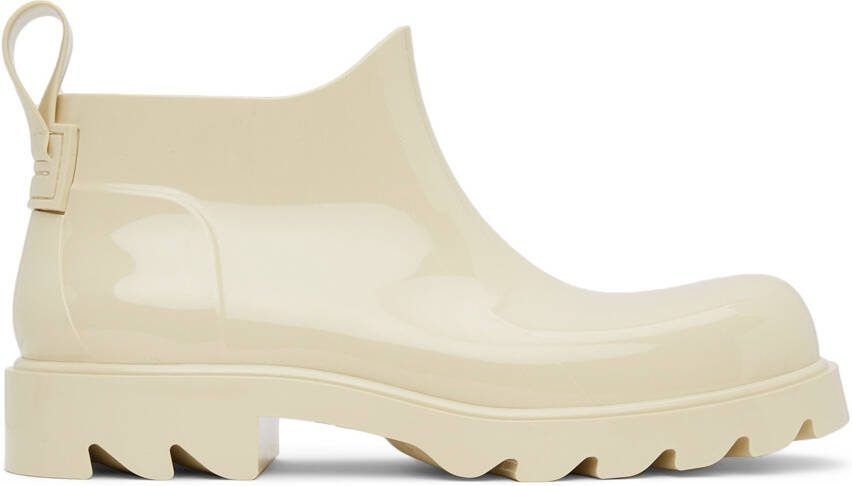 Bottega Veneta Off-White Stride Boots - Picture 5