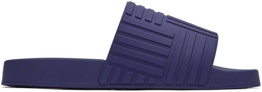 Bottega Veneta Purple Slider Sandals