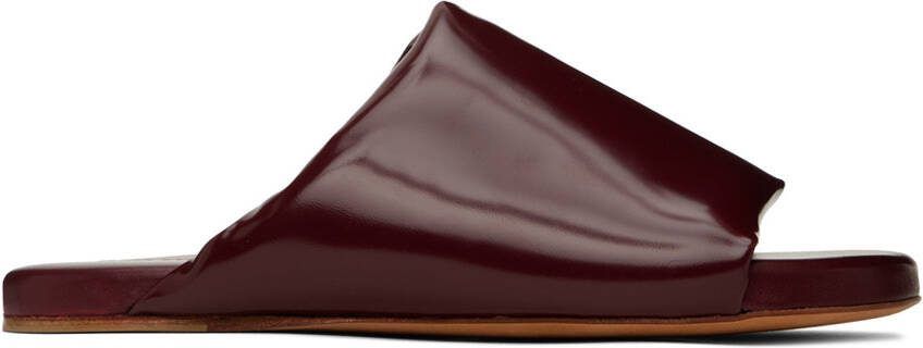 Bottega Veneta Red Cushion Mules - Picture 5
