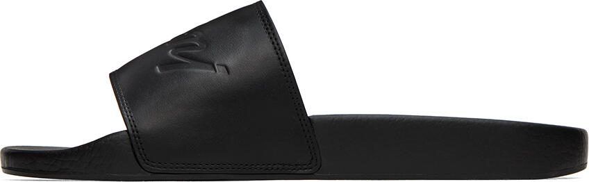 Brioni Black Beach Slides - Picture 3