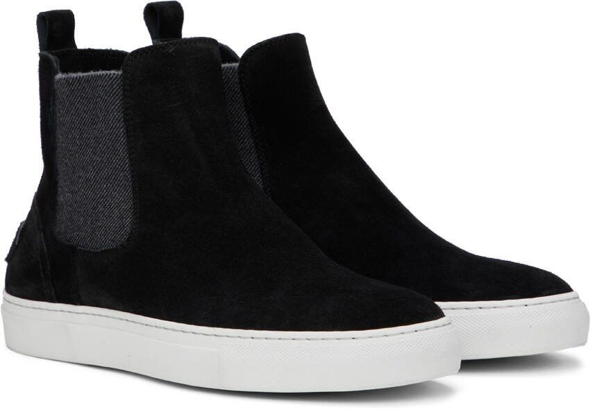 Brioni Black Suede Chelsea Boots - Picture 2