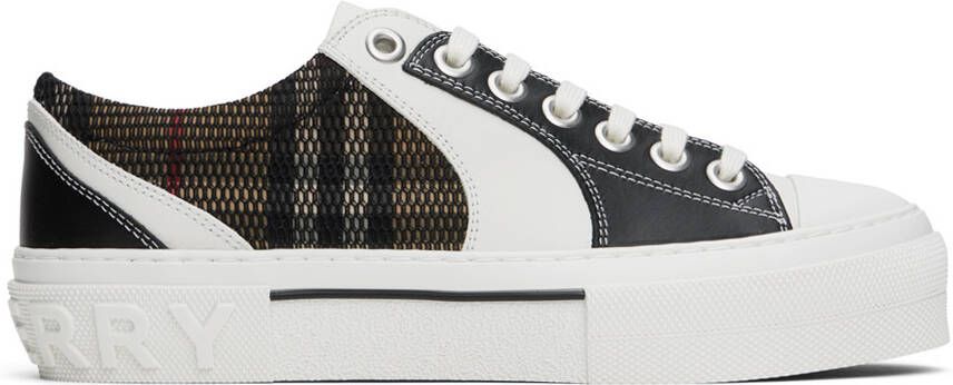 Burberry Black  White Vintage Check Sneakers