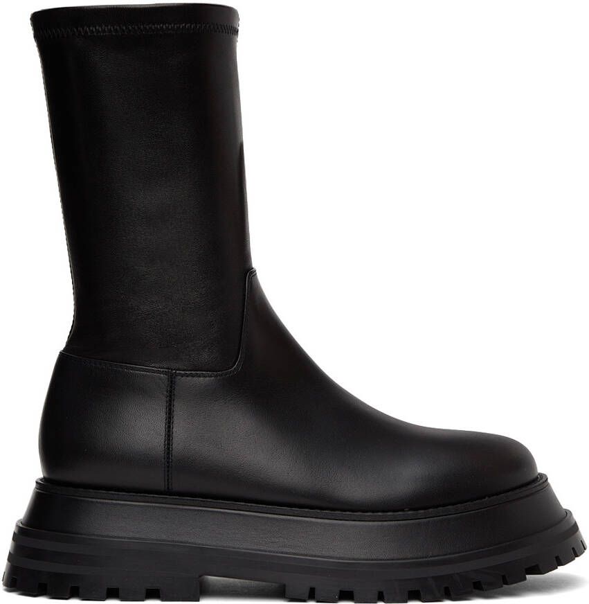 Burberry Black Hurr Ankle Boots - Picture 4