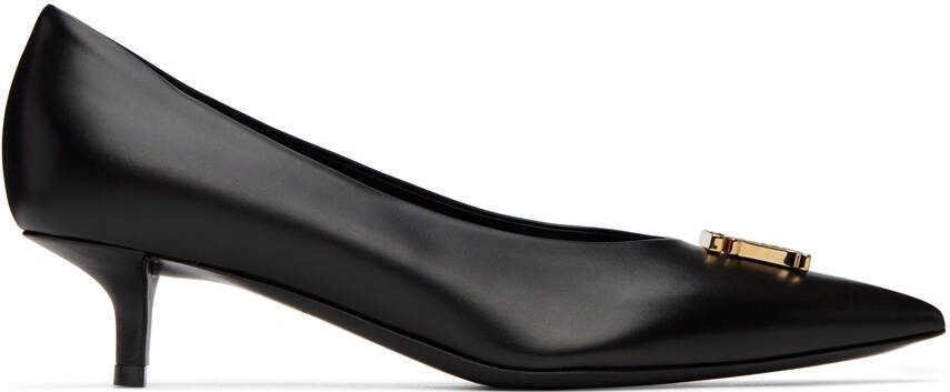 Burberry Black Monogram Motif Heels