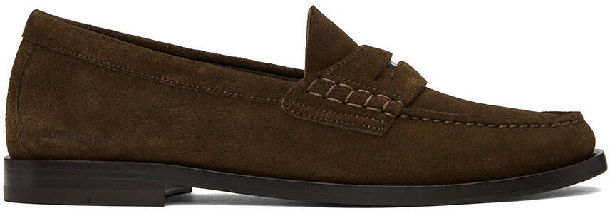 Burberry Brown Coin Detail Loafers - Picture 5