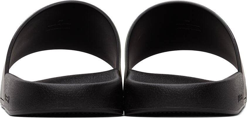 Burberry Beige  Black Camouflage Print Slides - Picture 2