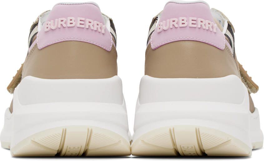 Burberry Beige Check Sneakers