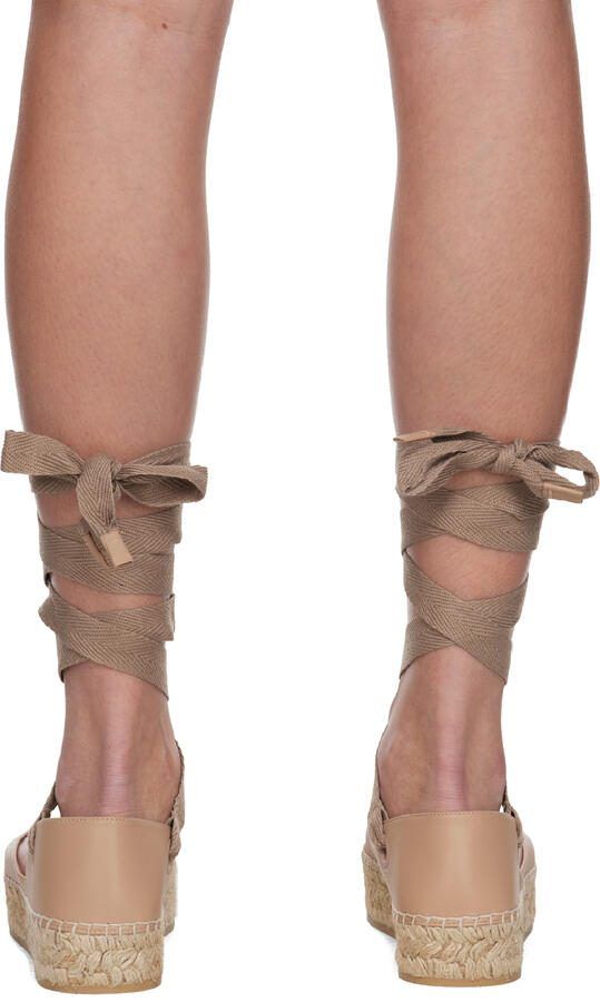 Burberry Beige Embroidered Espadrilles - Picture 3