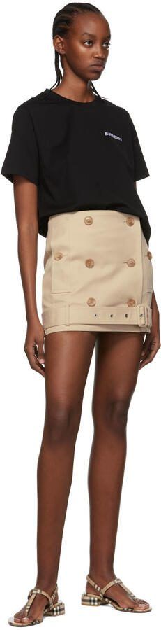 Burberry Beige Emily Check Sandals - Picture 4