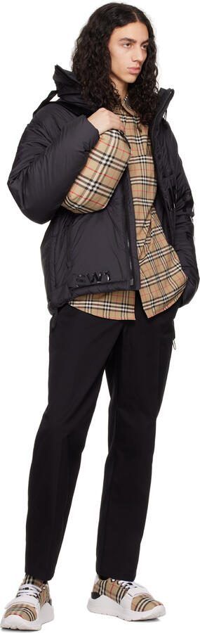 Burberry Beige Vintage Check Sneakers - Picture 4