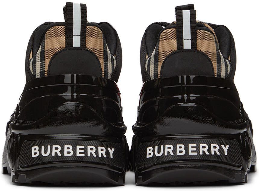 Burberry Black  Red Arthur Sneakers