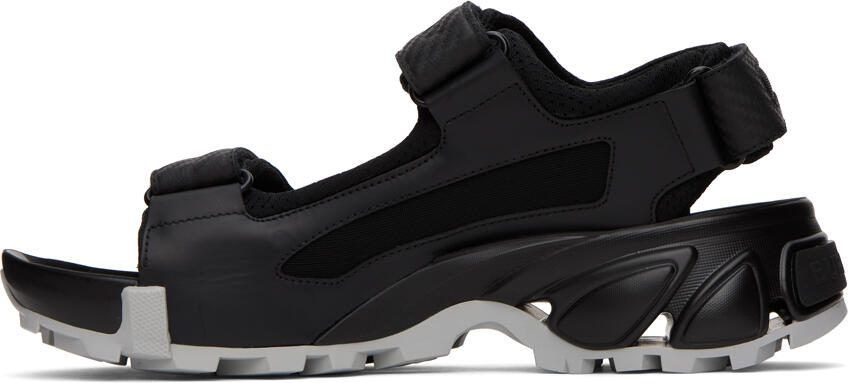 Burberry Black Arthur Sandals - Picture 3