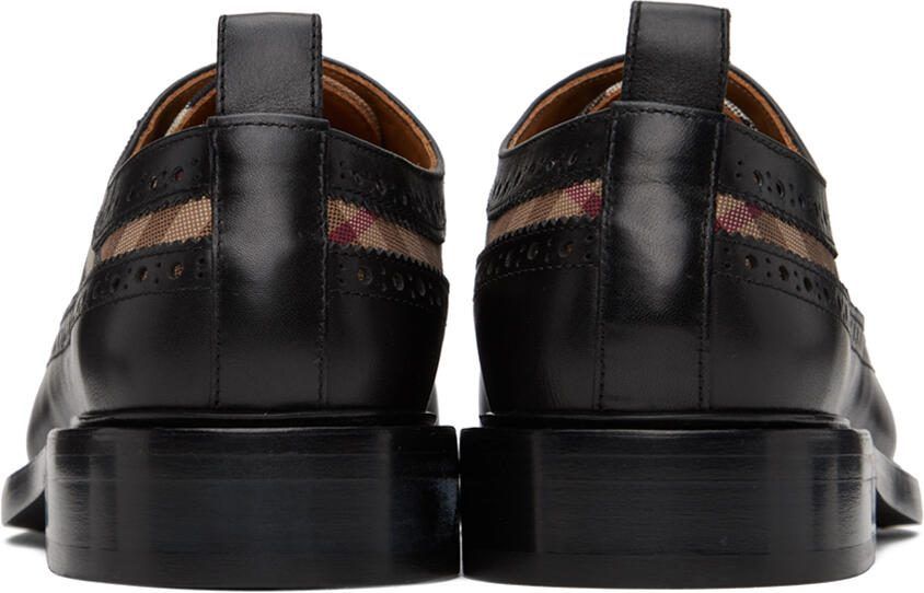Burberry Black Vintage Check Derbys